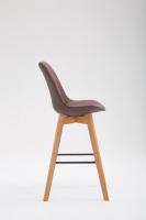 Barhocker Metz Stoff Natura braun 