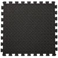 V2 6er Bodenschutzmatte 61x61cm  schwarz 