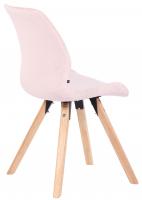 Stuhl Luna Samt pink 