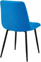 2er Set Esszimmerstuhl Tilde Stoff hellblau 