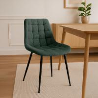 Esszimmerstuhl Sardna Cord grün