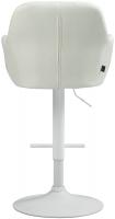 Barhocker Natoma Stoff weiß creme 