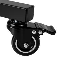 Klappbare Kleiderständer Soran 150x50x188 schwarz 