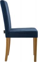 2er Set Esszimmerstuhl Ina Cord antik hell blau 
