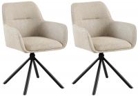 2er Set Stuhl Tipton Stoff taupe 2er Set Stuhl Tipton Stoff taupe