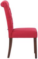 Esszimmerstuhl Lisburn  Stoff rot 