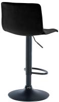Barhocker Hover Samt B schwarz 