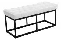 Sitzbank Amun Kunstleder B100 weiß