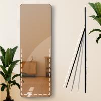 Spiegel Gurnee 150x50 cm schwarz-matt 