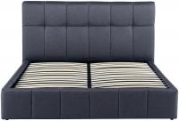 Bett Ladia Stoff 160x200 cm dunkelgrau Bett Ladia Stoff 160x200 cm dunkelgrau