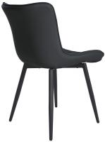 2er Set Stühle Largo Kunstleder schwarz 