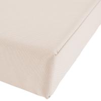 Teakbank Daxon mit Sitzkissen 120 cm creme 
