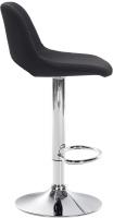 2er Set Barhocker Camden Stoff chrom schwarz 
