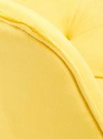 2er Set Esszimmerstuhl Wallace Samt gelb 