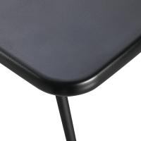 Tisch Becky eckig 72 x 72 cm schwarz Tisch Becky eckig 72 x 72 cm schwarz