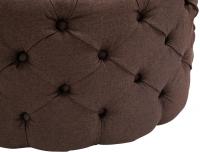 Sitzhocker Drancy Stoff XL braun Sitzhocker Drancy Stoff XL braun