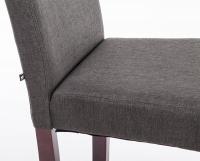 4er Set Esszimmerstuhl Ina Stoff cappuccino dunkelgrau 4er Set Esszimmerstuhl Ina Stoff cappuccino dunkelgrau