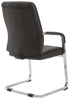 2er Set Freischwinger XXL Anubis Stoff dunkelgrau 
