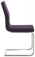 2er Set Esszimmerstühle Belfort Stoff lila 