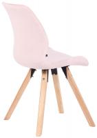 2er Set Stuhl Luna Samt pink 