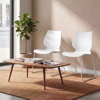 4er Set Stuhl Houma weiß 