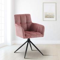 2er Set Esszimmerstuhl Jonah Stoff rubinrot 