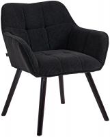 Esszimmerstuhl Vienna Cord schwarz schwarz 