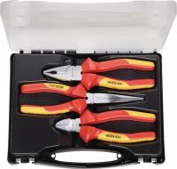 Zangensatz Inh.3tlg.VDE verchr.Ku.-Koffer PROMAT