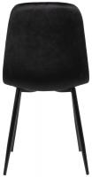 Stuhl Giverny Samt schwarz 