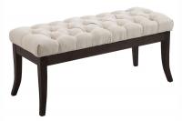 Sitzbank Ramses Stoff antik-dunkel 100 creme 