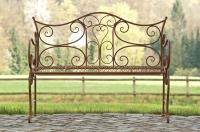 Gartenbank Tara antik braun 