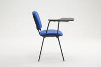 Stuhl Ken mit Klapptisch Stoff blau 