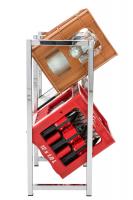 4er Getränkekistenständer Lennert chrom 