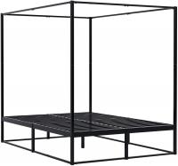 Himmelbett Batoni 140x200 schwarz