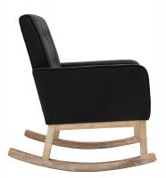 Schaukelstuhl Dream Stoff schwarz Schaukelstuhl Dream Stoff schwarz