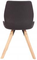 Stuhl Luna Stoff schwarz 