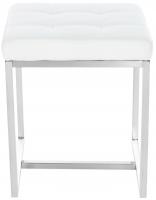 2er Set Sitzhocker Barci weiß 