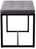 Sitzbank Barci B Kunstleder grau 