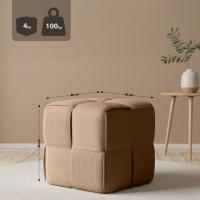 Sitzhocker Forinta Cord taupe Sitzhocker Forinta Cord taupe