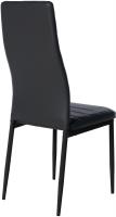 Esszimmerstuhl Mayfair Kunstleder schwarz 