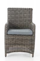 Stuhl Fontana / Sankt Marlo Eisengrau 5mm grau-meliert 