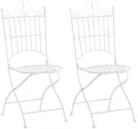 2er Set Stühle Sadao weiß 