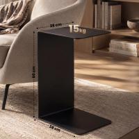 Beistelltisch Selby 60 cm schwarz 