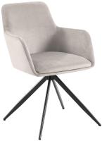 Esszimmerstuhl Olema Samt grau 