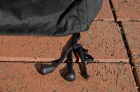 Abdeckhaube 148x83x80, Sofa & Fußhocker Molde schwarz 