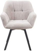 Esszimmerstuhl Jordi Cord braun 