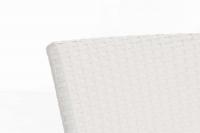 Polyrattan Stuhl Leonie weiß Polyrattan Stuhl Leonie weiß