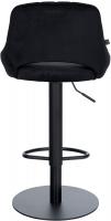 2er Set Barhocker HD Milet B Samt schwarz 