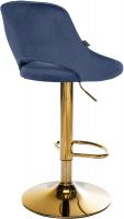 Barhocker Milet Samt gold blau 