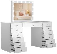 Schminktisch Attalla weiß Schminktisch Attalla weiß